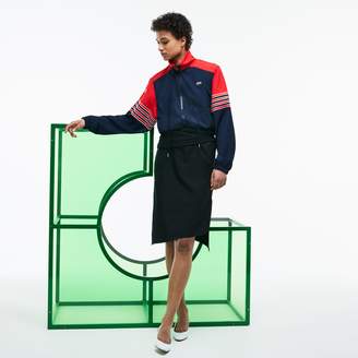 Lacoste Unisex Fashion Show Colorblock Technical Canvas Zippered Jacket