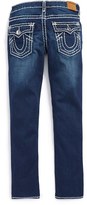 Thumbnail for your product : True Religion 'Stella' Super Skinny Jeans (Big Girls)