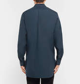 Thumbnail for your product : Mr P. Grandad-Collar Cotton-Poplin Shirt