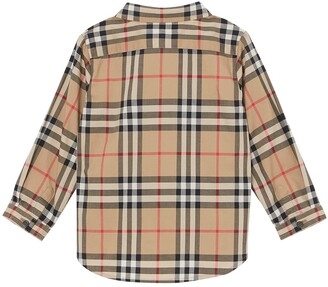 Burberry Boy's Fred Check Shirt, Size 6M-2