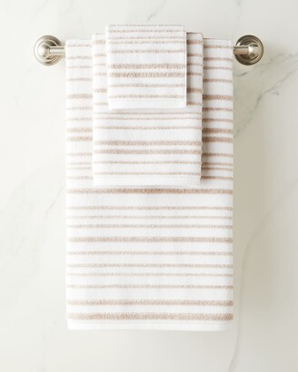 Kassatex Hudson Stripe Wash Towel