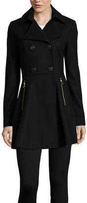 Liz Claiborne Ladylike Wool-Blend Coat - Tall