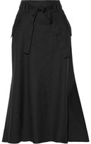 Thumbnail for your product : A.L.C. Jean Pleated Twill Midi Skirt