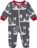 Thumbnail for your product : Deux Par Deux Organic Cotton Christmas Family One Piece Pajama Deer Print