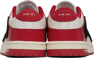 Amiri Red Skel Low-Top Sneakers
