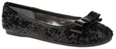 Thumbnail for your product : Nina 'Goldie' Sequin Flat (Little Kid & Big Kid)