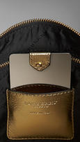 Thumbnail for your product : Burberry Large Metallic Alligator Beauty Wallet With Mirror