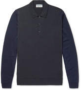 Thumbnail for your product : John Smedley Hindlow Two-Tone Merino Wool Sweater