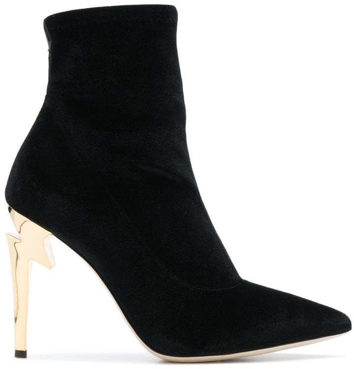 womens velvet booties