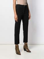 Thumbnail for your product : Etro embroidered cropped jeans