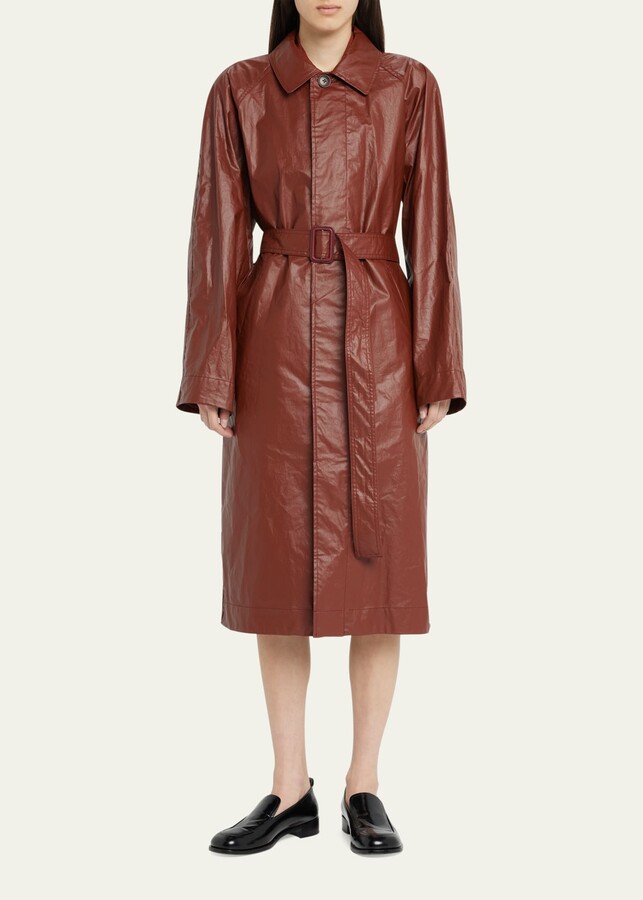 Lemaire Belted Mid Raincoat ShopStyle Coats