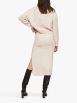 Thumbnail for your product : MANGO Camill Textured Knitted Midi Skirt, Cream