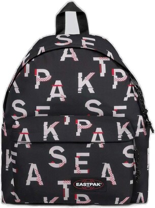 Eastpak Allover Logo Printed Zipped Backpack - ShopStyle