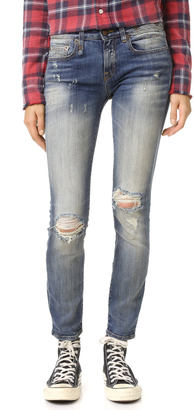 R 13 Alison Crop Skinny Jeans