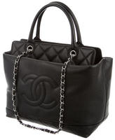 Thumbnail for your product : Chanel Soft Caviar CC Medium Top Handle Tote