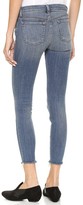 Thumbnail for your product : J Brand Mid Rise Destructed Cropped Jeans