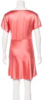 Thumbnail for your product : Derek Lam Silk Short Sleeve Dress
