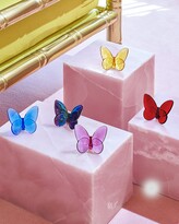 Thumbnail for your product : Baccarat 2.5" Lucky Crystal Red Butterfly