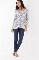 Thumbnail for your product : J. Jill Printed Scoop-Neck Tee