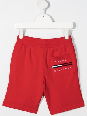 Tommy Hilfiger Junior Embroidered-Logo Shorts