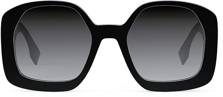 Fendi O'Lock Polarized Square Sunglasses