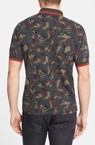 Thumbnail for your product : Fred Perry 'Camo on the Run' Slim Fit Cotton Polo