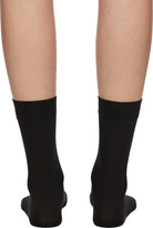 Thumbnail for your product : Wolford Black Cotton 80 Socks