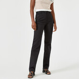 Thumbnail for your product : Anne Weyburn Stretch Cotton Satin Trousers, Length 30.5"