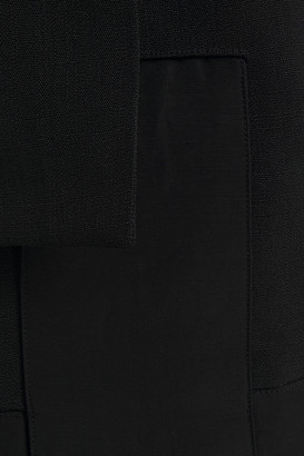 Jil Sander Cutout Paneled Crepe Midi Dress