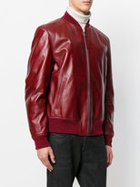 Thumbnail for your product : Alexander McQueen leather bomber jacket