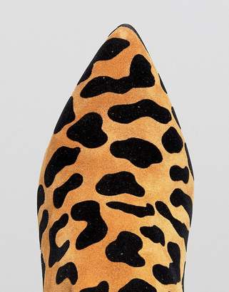 Office Aruba Leopard Print Boots