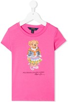 Thumbnail for your product : Ralph Lauren Kids Polo Bear logo-print T-shirt