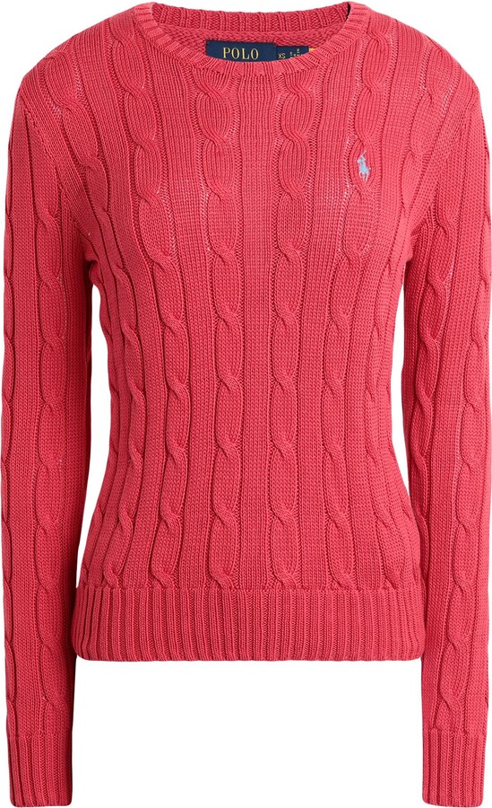 Polo Ralph Lauren Women's Red Sweaters | ShopStyle