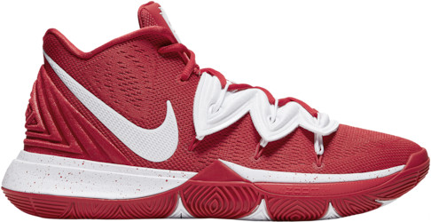 kyrie 5 red and white