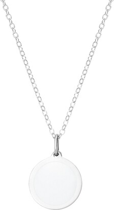 Auburn Jewelry Mini Lightning Pendant Necklace in Sterling Silver and Enamel, 16" + 2" Extender