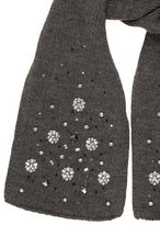 Thumbnail for your product : Kate Spade Embellished Wool Scarf