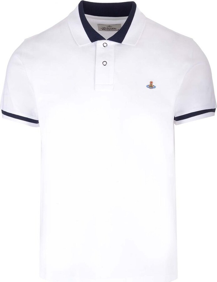 Vivienne Westwood Orb Embroidered Short-Sleeved Polo Shirt