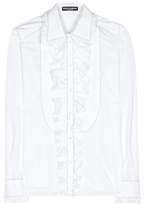 Dolce & Gabbana Ruffled cotton shirt 