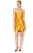 Thumbnail for your product : Shoshanna Orly Silk Gazar Strapless Dress