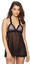 Thumbnail for your product : Jezebel Women's Lily Mesh & Lace T Back Babydoll
