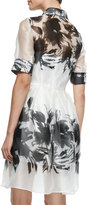 Thumbnail for your product : Milly Floral Mirage Printed Shirtdress