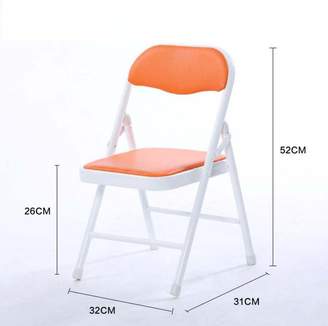 Onfly Children's Folding Chair Stool Portable Folding Back Chair Stool Color Cartoon Kids Chairs Metal Folding Chair Game Chair (Color : )