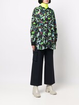 Thumbnail for your product : Kenzo Paint-Camouflage Print Coat