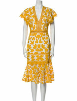 Thumbnail for your product : Saylor Patterned Midi Length Dress White