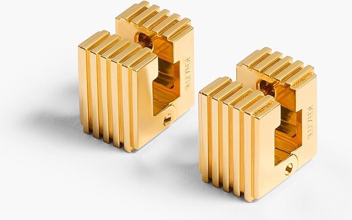 Small Empire Earrings in Gold