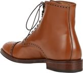Thumbnail for your product : Antonio Maurizi Medallion Cap-Toe Boots-Brown