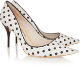 Thumbnail for your product : Webster Sophia Lola polka-dot leather pumps