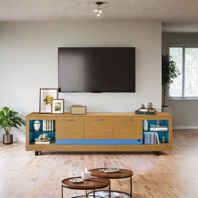 Dakota Fields 78-inch Modern Tv Stand