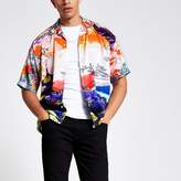 Thumbnail for your product : River Island Jaded London white print regular fit shirt
