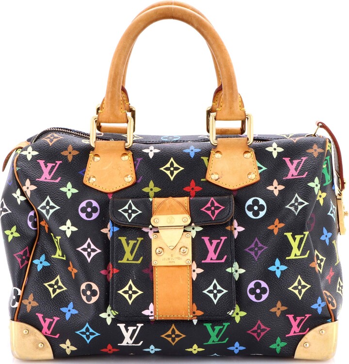 Louis Vuitton Speedy Handbag Monogram Multicolor 30